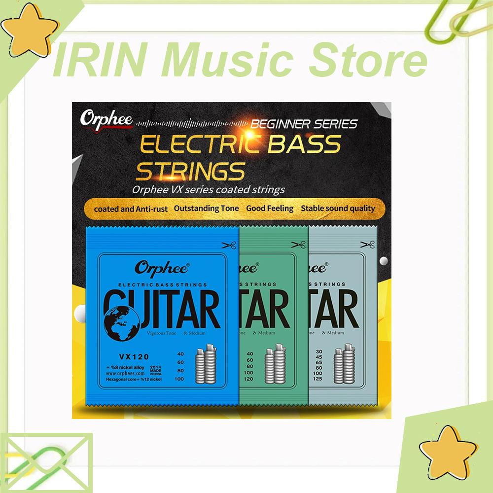 Orphee VX Bass Guitar Strings Carbon Steel Hexagonal Core Alloy Wound Electric Bass Guitarra Guitar String Accessories