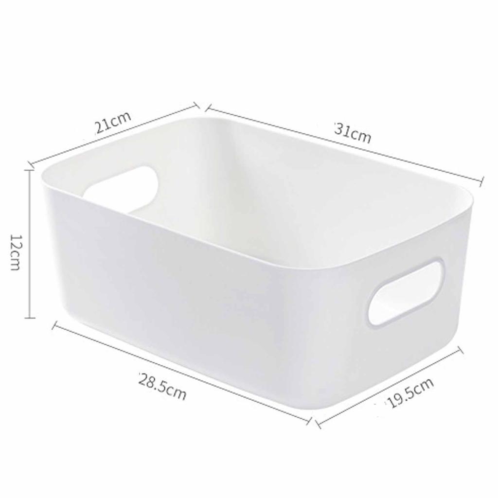 Plastic Storage Box, Desktop Cosmetics Organizer, Household Kitchen & Snack Storage, Sundries & Accessories Organizer Basket
