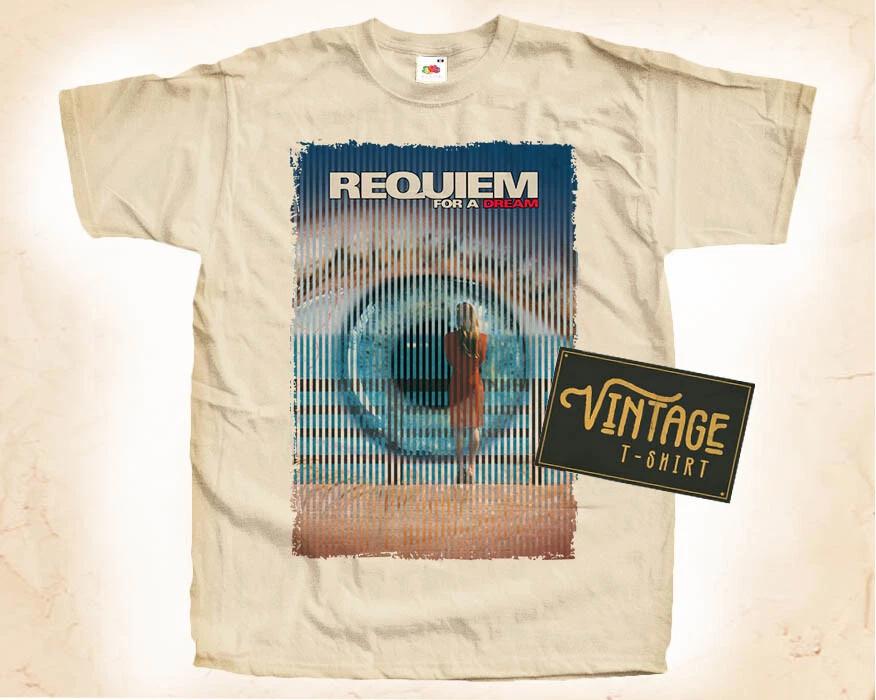 

Requiem for a Dream V2 T SHIRT Tee Movie Poster Vintage Natural sizes S to 5XL S
