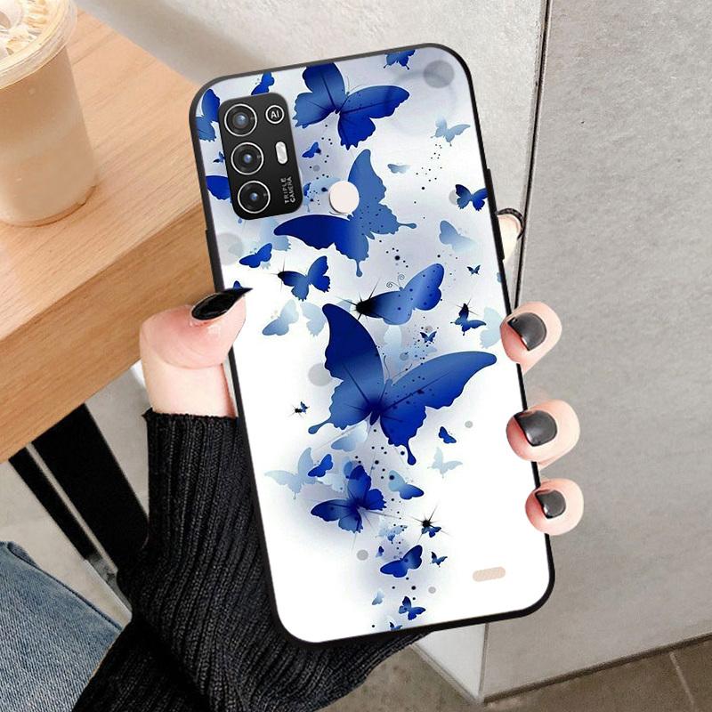 Soft Case For ZTE Blade A52 Shockproof Protective Back Cover For ZTE Blade A52 Fashion Painted TPU Silicone Phone Case Cover