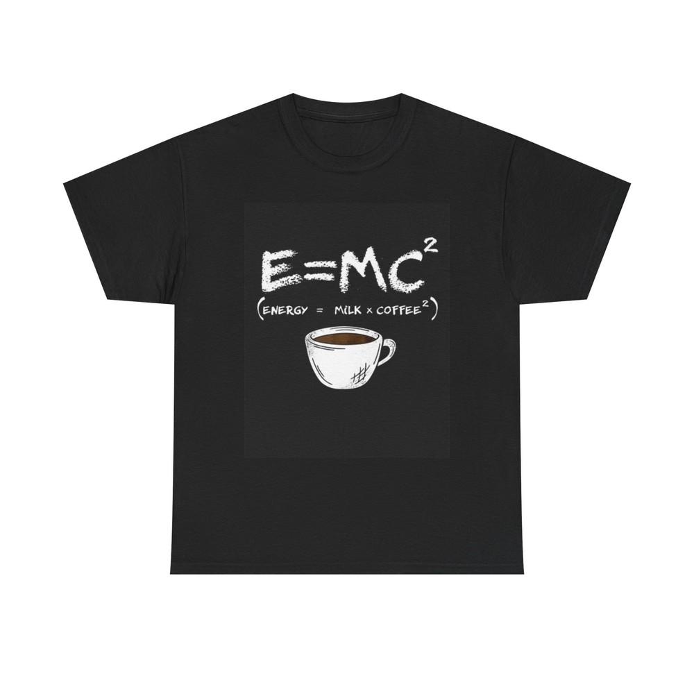 Coffee Equals Energy T Shirt Graphic Funny Unisex Heavy Cotton Tee S