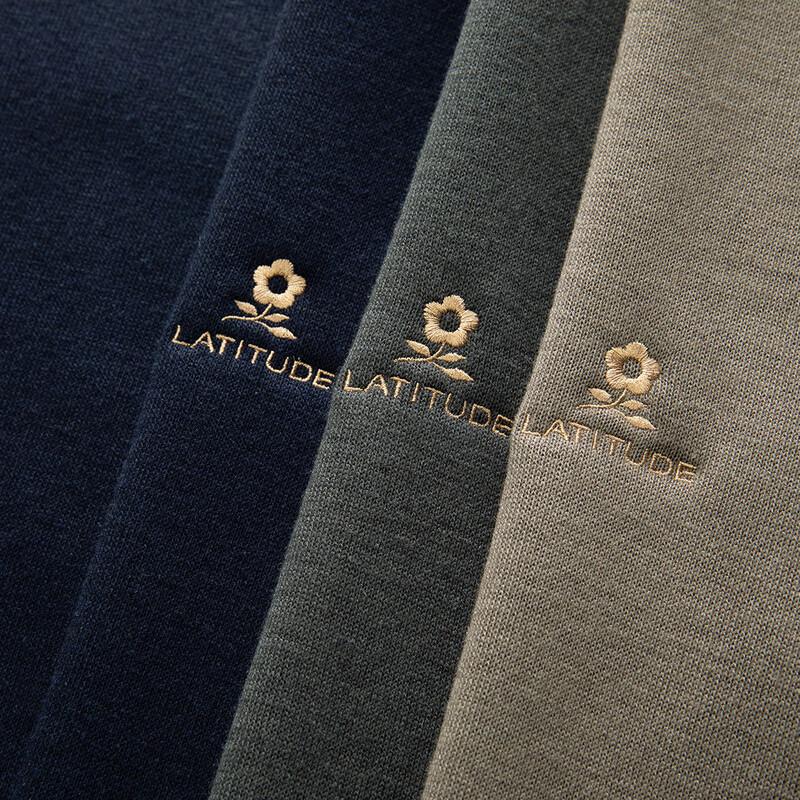 MONTAGUT Men's Wool & Silk Blend Thermal Knit Sweater