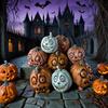 Halloween Pumpkin Flower Pot Decoration Resin Ornaments Accessories  Plant Creative Pot Decoration
