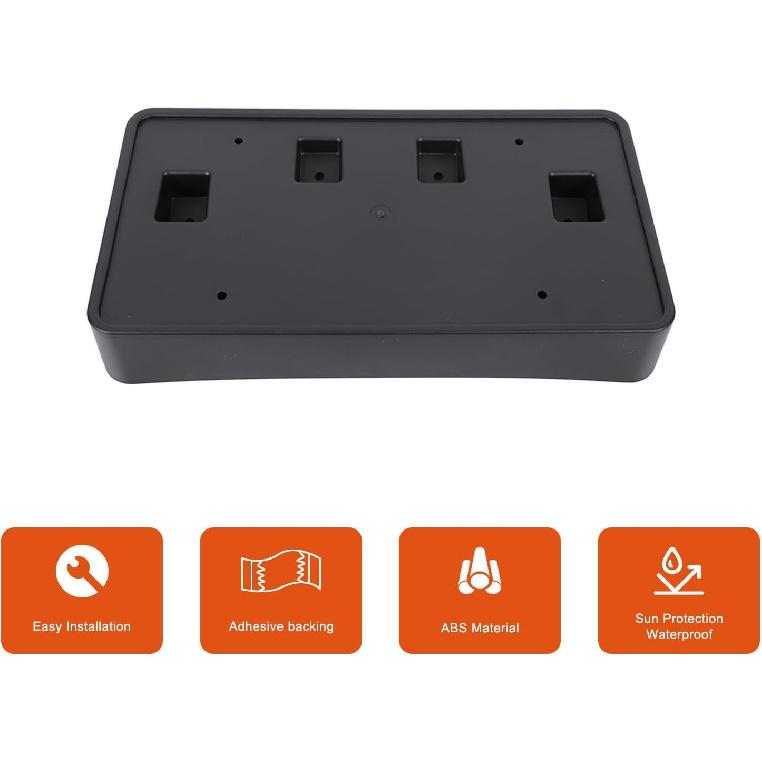 Front License Plate Bracket Holder Compatible with WRX 2022-2024 Front License Plate Mounting Kit Front Bumper Tow Hook License Plate Mount Bracket