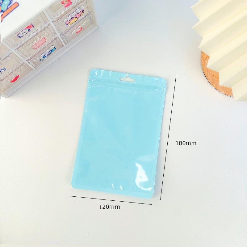 Colorful Transparent Zipper Bag for Makeup Brush Storage