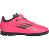 Adidas F50 Club Comfortable Versatile Non-Slip Durable Low-Top Soccer Shoes Kids Soccer Shoes Red IF1384