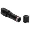 P99 Retractable Zoom Flashlight Aluminum Alloy USB Charging Flashlight for Outdoor
