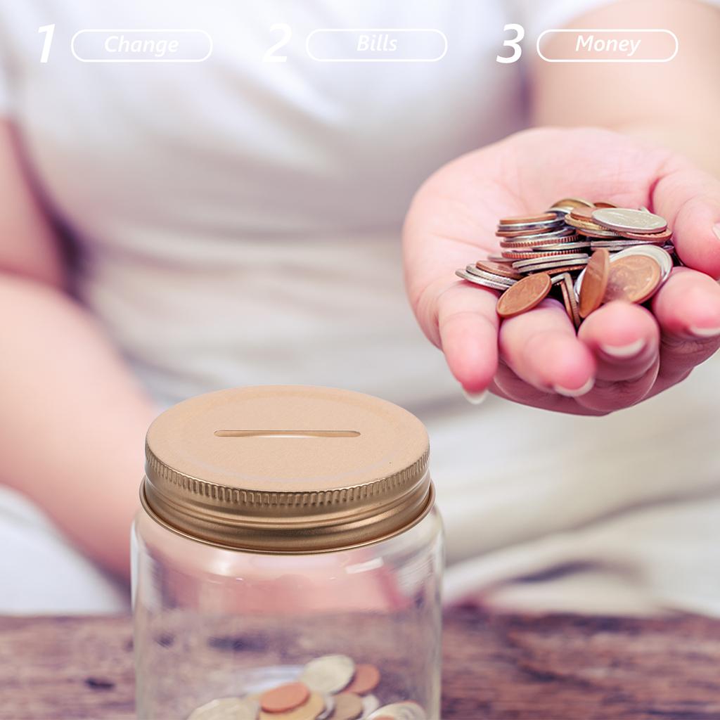 20 Pcs Childrens Water Bottle Mason Piggy Bank Lid Jar Covers for Home Canning Lids Sealing Leakproof