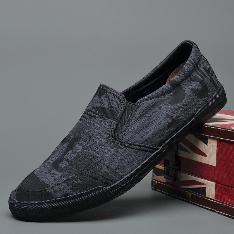 Baoda 2025 Herren Canvas Slip-On Schuhe - Frühling/Sommer Atmungsaktive Lässige Fahr-Loafer