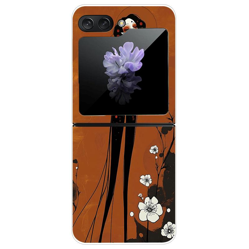 For Samsung Z Flip7 Hard Case ZFlip7 5G Transparent PC Phone Cases For Galaxy Z Flip 7 Fashion Cartoon Clear Protective Fundas