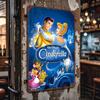 Disney 1pc Cinderella & Henry Themed Exquisite Tin Sign, Decor Official Licensed Wall Decoration, Home Decor, Yard Wall Ornament