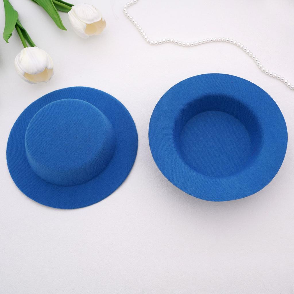 Mini Top Hat Diy Handmade Hat Mold Small Hat Accessory Hairpin Hat Doll Pet Toy Hat Handcrafted Bare Hat