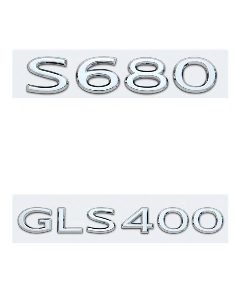 Mercedes-Maybach Autoemblem Schriftzug für S480 S580 S680 GLS480 GLS600 V12