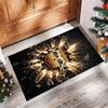 RB Leipzig Football Print Crystal Velvet Rug, Comfortable Water Absorbent Non Slip Indoor Floor Carpet