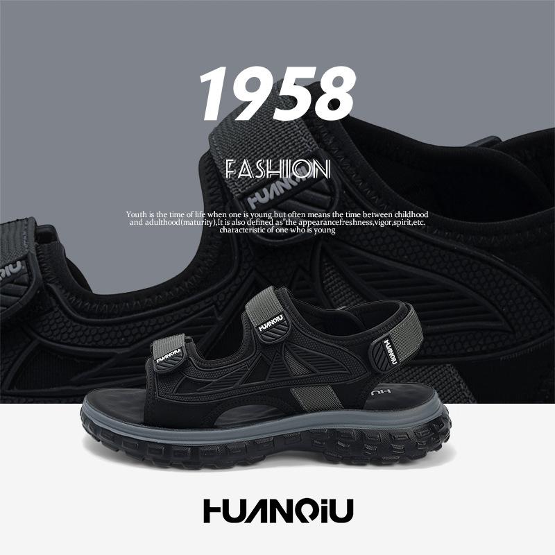 Global sandals men's ZHQ-JY016 summer fashion outer wear men's shoes comfortable beach shoes lightweight cool soft-soled slippers