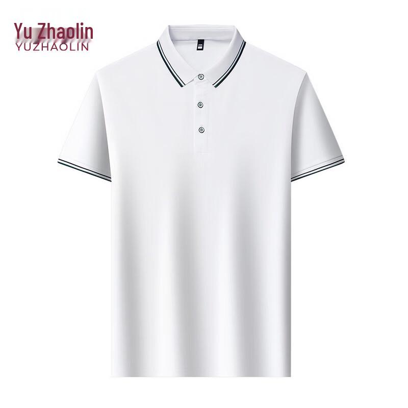 YUZHAOLIN Men s Summer Short-Sleeve Polo Shirt L