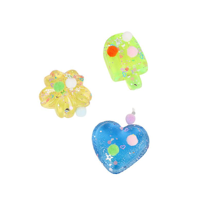 Pinch Various Shaped Toy Cartoon Bell Pendant Keychain Bags Toys Decoration