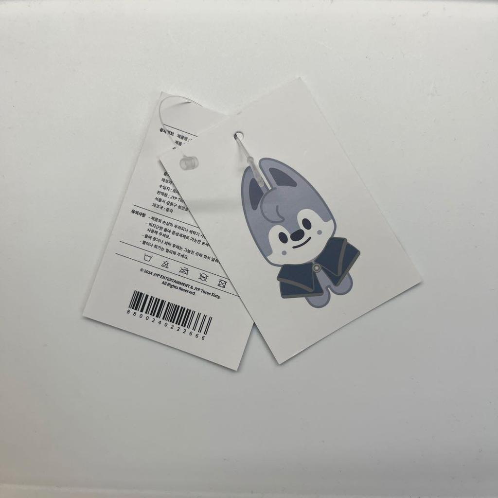 [USED] Stray Kids SKZOO 10cm Plush Toy Wolfchan & Bangchan