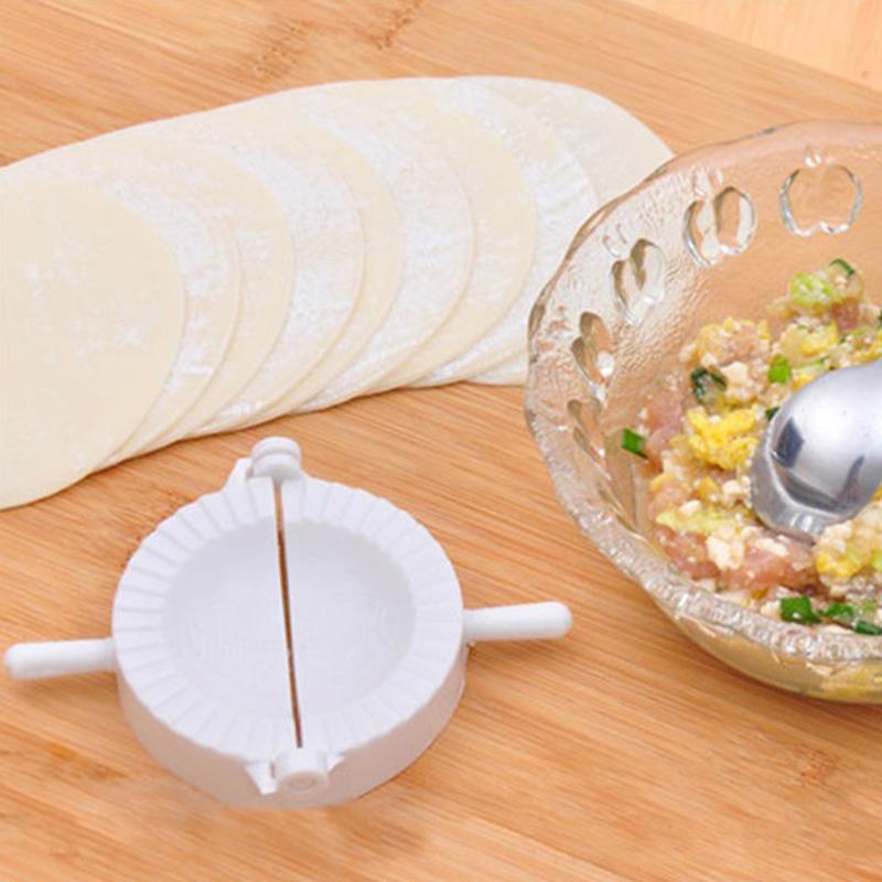 Plastic Dumpling Making Tools 7cm/8cm/10cm Size Dumplings Press Mold Set Rolling Pin Optional Convenient DIY Kitchen Gadgets ZYF