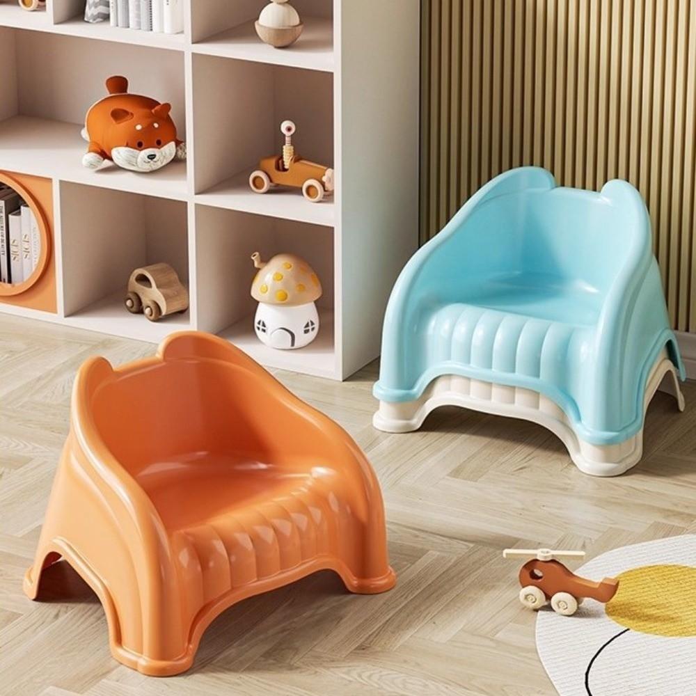 Simple Creative Small Board Stool Comfortable Small Stool with Backrest Living Room