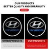 2pcs Car LED Welcome Light Door Logo Courtesy Light Ghost Shadow Lamps For Hyundai Sonata 8 SONATA 9 VI (YF) Elantra santa fe