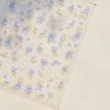 Charming Petal Flower Colorful Wildflowers Daisy Leaves 5D Relief Self Adhesive Nail Art Sticker Decoration Manicure Decal DIY