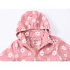 Autumn Girls Jacket Floral Fashion Windbreaker Coat Hooded Zipper Girls Outerwear Gifts Kids Clothes