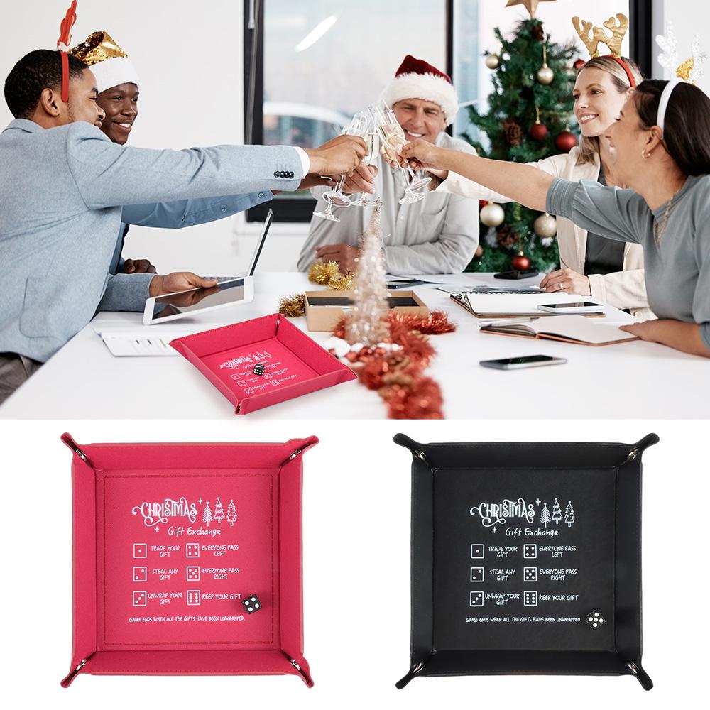 New Rolling Tray Christmas Dice Tray Funny Dice Storage Accessories Exchange Games Portable Dice Game Tray