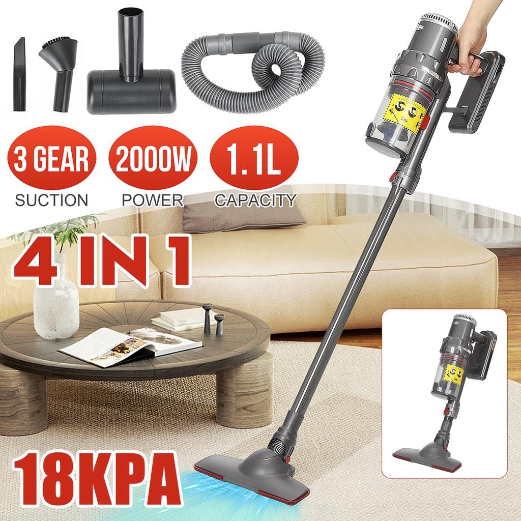 2000W Lightweight High Suction Wireless Home/Car Portable Vacuum Dust Mite Killer Cordless Handheld Stick Vacuum Cleaner