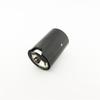1×Universal Car Carbon Fiber Glossy Exhaust End Tail Tips 70mm Inlet 90mm Outlet