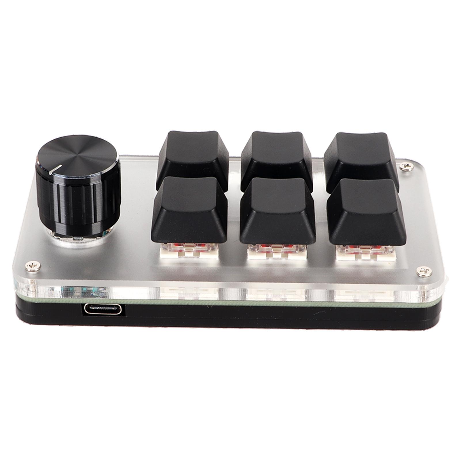 

Червоний перемикач Macro Keyboard Plug and Play Ергономічні налаштовані ручки USB Mini Keypad для настільного ПК Type 3