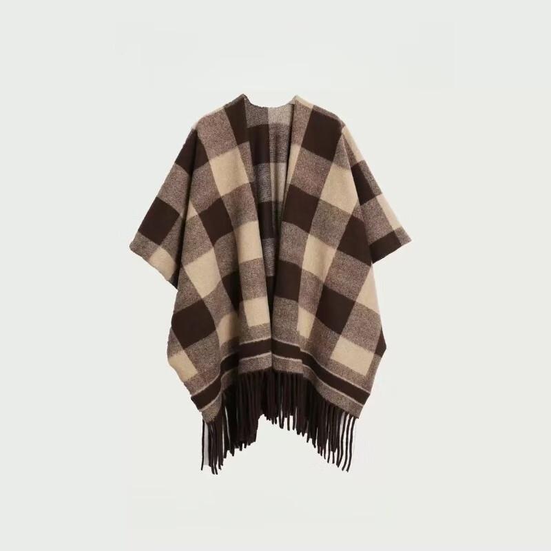 SIYUTANG Faux Kaschmir Cape Schal