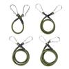 30/60/90/120CM 8MM Bungee-Seil mit Karabinerhaken Heavy Duty Outdoor Camping Wohnmobil Zelt Fahrrad Kajak Gepäck Fracht Elastische Spanngurte Seil