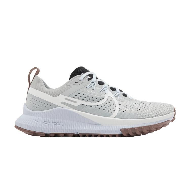 Nike React Pegasus Trail 4 Light Smoke Grey Black Glacier Blue White ( 36.5