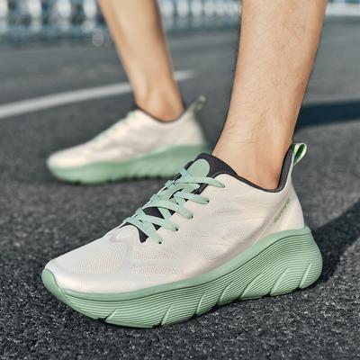 Buty do biegania dla mężczyzn Marathon Wysokiej jakości Lekkie Siateczkowe na grubej podeszwie Buty męskie Buty sportowe Modne Sznurowane Casualowe Trampki