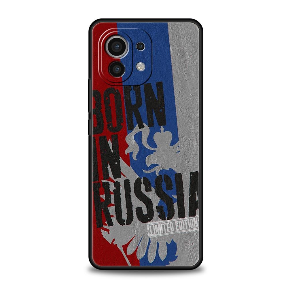 Russian Flag Phone Case For Xiaomi Mi 17 15T 15 14 14T 13T 12T Pro 12 13 Lite 5G 11T Poco X6 X7 X5 Pro Soft Cover