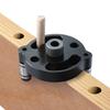 6/8/10mm Vertical Pocket Hole Jig Self Centering Dowelling Jig Hole Puncher Locator Drill Guide for Woodworking Carpentry Tools