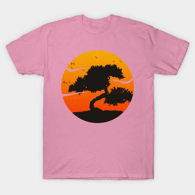 T Shirt Women Bonsai Tree Japanese Calligraphy Cool Plant Gift Harajuku Print Kawaii Tshirt Summer Short Sleeve Female T-Shirt Top Tee