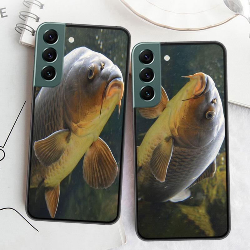 Carp Fishing Fish Phone Case For Samsung A15 A25 A35 A55 Galaxy A70S A50S A30S A30 A40 A71 A51 A41 A31 A21 A11 A01 A20S A10S A20
