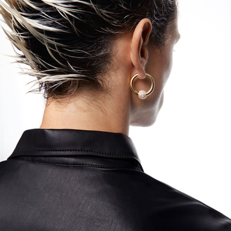 FREEAK SHINE BALL EARRING GOLD