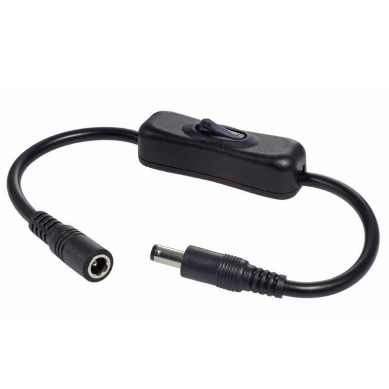 DC Extension Cable Male To Female Power Connector 5.5mmx2.1mm/ 5.5mmx2.5mm Plug Adapter for Routers LED Light Speaker
