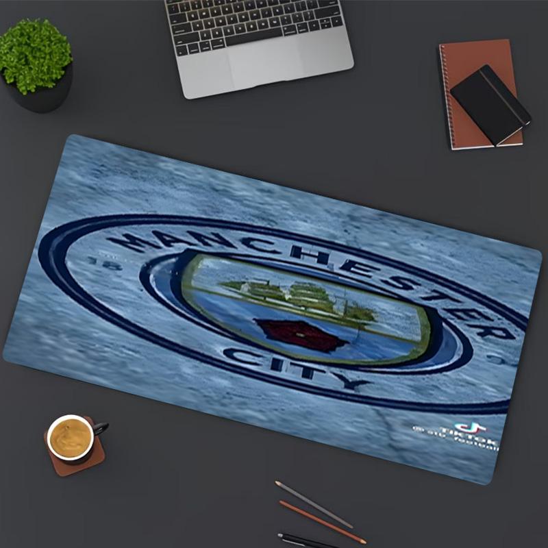 Manchester City FC Print Mouse Pad, for Keyboard Pad Laptop PC Mat for Office Home Use, Desk Decor, Perfect Birthday Gift for Gamers