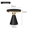 Minimalist Luxury Round Side Table for Living Room or Bedroom Bedside and Coffee Use