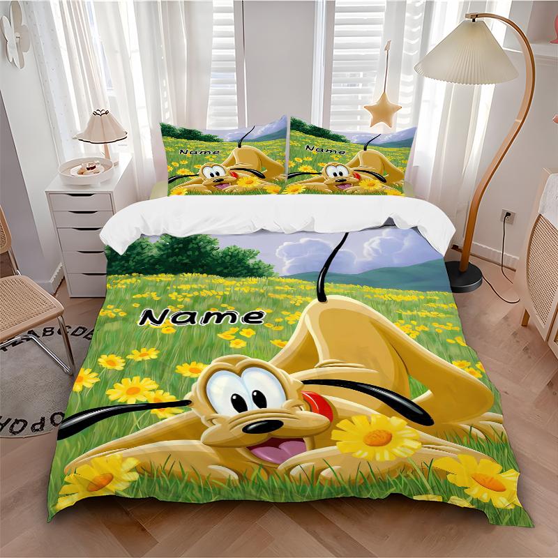 Custom Textile Pluto's Field Bedding 3 Piece Set HD Print Duvet Cover Pillowcases for Teens Adult Bedroom Decoration