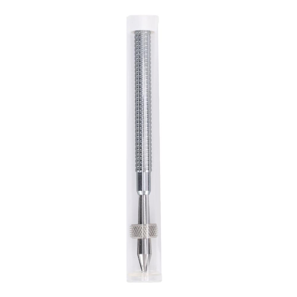Silver Pin Vise Hand Drill Metal Craft Drill Tool Precision Jewelry Punch Tool Watch Maintenance