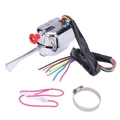 Qiilu Turn Signal Switch Universal Street Hot Rod Turn Signal Switch
