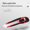 Rubberized Utility Knife with Blade Holder for Wallpaper and Office Use