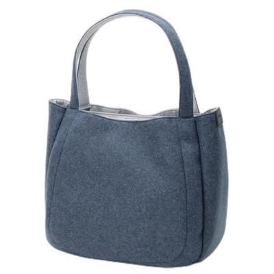 Tote Bag Felt Tote Medium Dark Gray [Isaac] (15)
