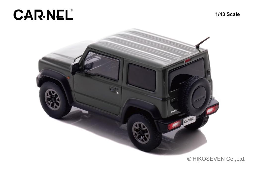Hiko Seven CARNEL 1/43 Scale Suzuki Jimny Sierra JC (JB74W) 2018 Jungle Green Finished Product CN431818