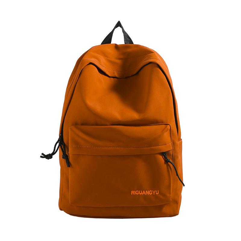 New Nylon Schoolbag for Female Elementary School Junior High School College Students Large Capacity Waterproof Simple High-value Backpack
